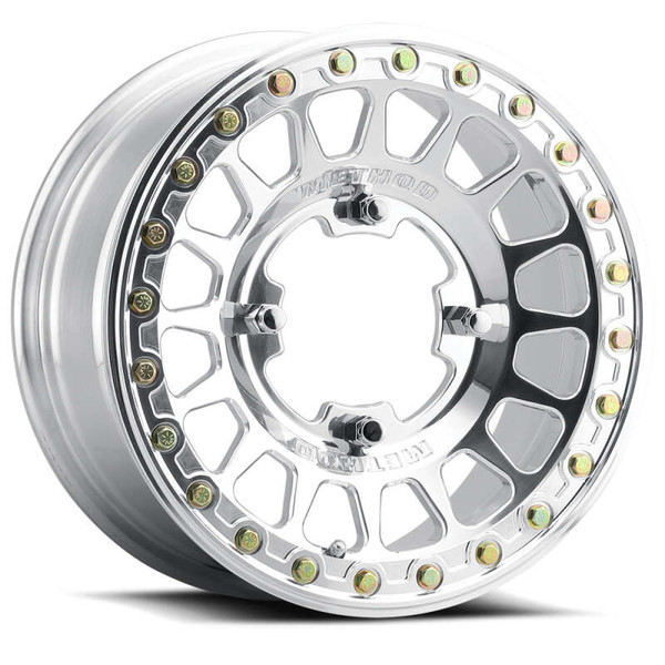 Method MR413 Beadlock 15x10 / 5+5/0mm Offset / 4x156 / 120mm CB Polished Wheel - MR413510461155B Photo - Primary