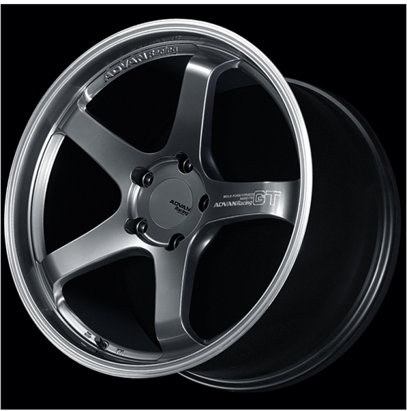 Advan GT 19X9.5 +45 CL-CL Racing Titanium Black Wheel - YAQ9J45ITBP Photo - Primary