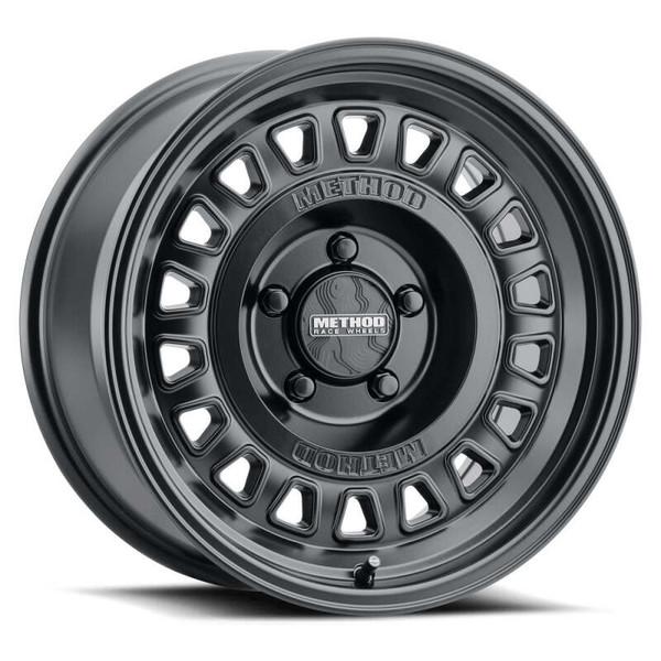Method MR320 17x8.5 0mm Offset 5x5 BP 110.5mm CB 4.72in BS Matte Black Wheel - MR32078558500 Photo - Primary