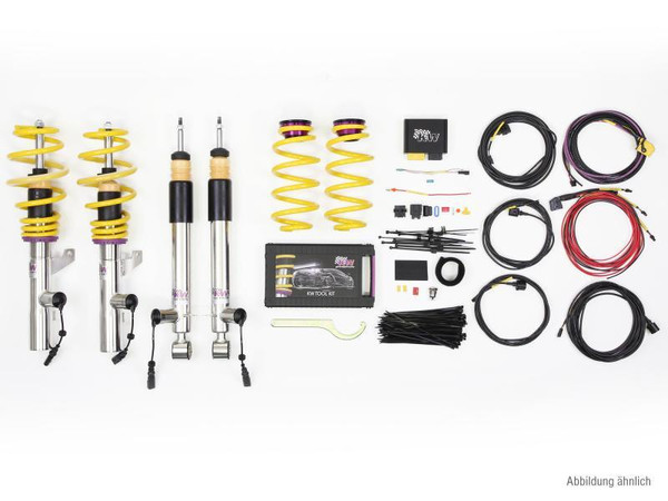 KW Coilover Kit Tesla Model S AWD DDC ECU With Hydraulic Lift System 4