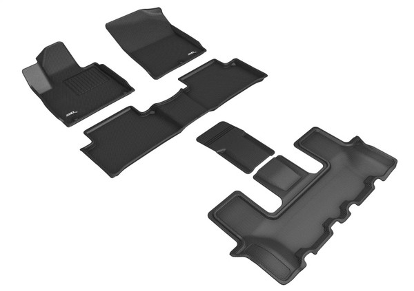 3D Maxpider 21-23 Kia Sorento 6-Seat Kagu Black R1 R2 R3 - L1KA05801509 Photo - Primary