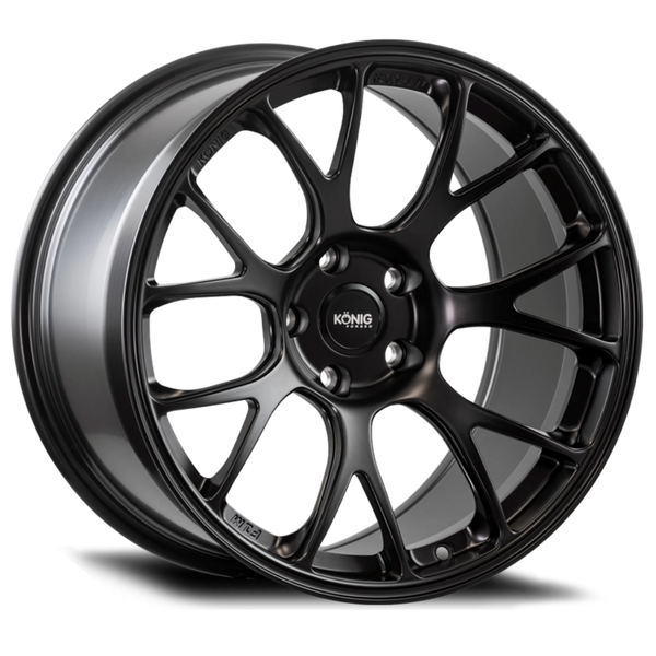 Konig Forged F1M 18X9.5 5X114.3 ET25 Satin Black Knurled Bead - F1MN851425B User 1
