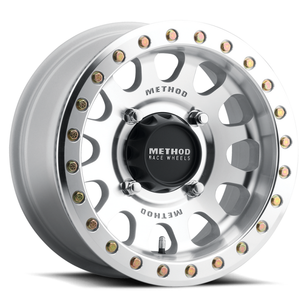 Method MR401 UTV Beadlock 15x7 +38mm Offset 6 x 139.7 BP 81.80mm CB Raw Machined Wheel w/ BH-H24100 - MR40157060352B Photo - Primary