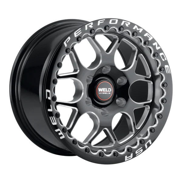 Weld S910 Solana Beadlock 17x10 6x135 ET42 BS 7.15 Gloss Black Wheel MIL Dia 87.1 - S91070089P42