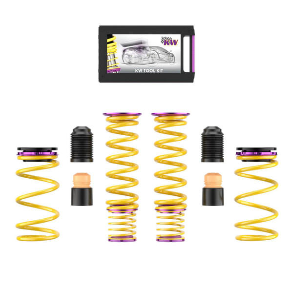 KW 2020+ Chevrolet Corvette C8 (w/ Electronic Dampers & OE Noselift) Height Adjustable Spring Kit - 25361034 Photo - Primary