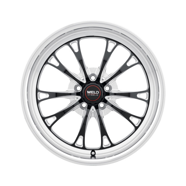 Weld 15x10 Belmont Drag 5x120.65 ET45 BS 7.27 Gloss BLK MIL DIA 78.1 - S157B0063P45