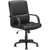 CorLiving - 5-Pointed Star Foam and Leatherette Office Chair - Black