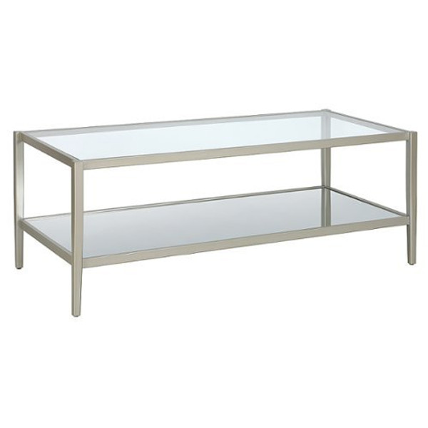 Camden&Wells - Hera Rectangular Coffee Table - Satin Nickel 1