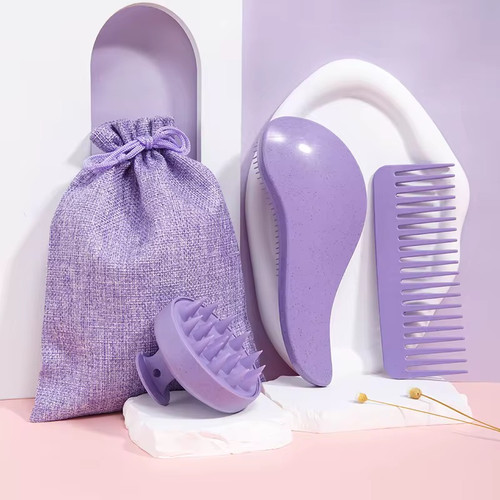 Hair Comb & Scalp Massager Detangler Brush Set:
Detangle gently and stimulate scalp health with Ailes Hair Comb & Scalp Massager Brush Set. Supports hair growth and reduces breakage. Ideal for travel. Hair Comb & Scalp Massager Detangler Brush Set:
Detangle gently and stimulate scalp health with Ailes Hair Comb & Scalp Massager Brush Set. Supports hair growth and reduces breakage. Ideal for travel.