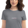Daily Driven Motoring (Embroidered Script Pink) Women's short sleeve t-shirt