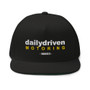 Daily Driven Motoring (White/Gold) SnapBack Flat Bill Cap