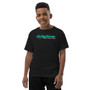 Daily Driven Motoring (Teal Script) Youth Short Sleeve T-Shirt