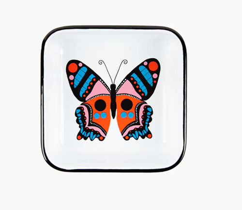 LISA CONGDON X CCH BUTTERFLY SMALL SQUARE  TRAY