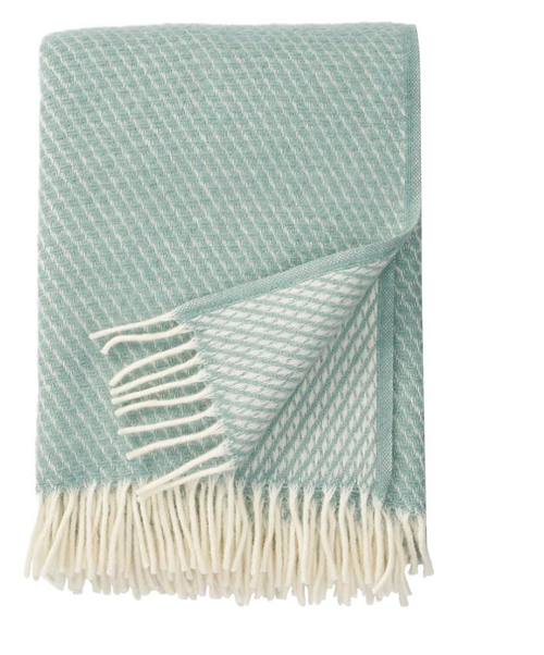 Klippan Velvet Throw - Duck Egg Blue