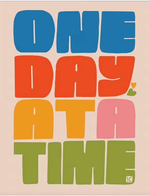 Lisa Congdon One Day At A Time Art Print 8.5 x 11