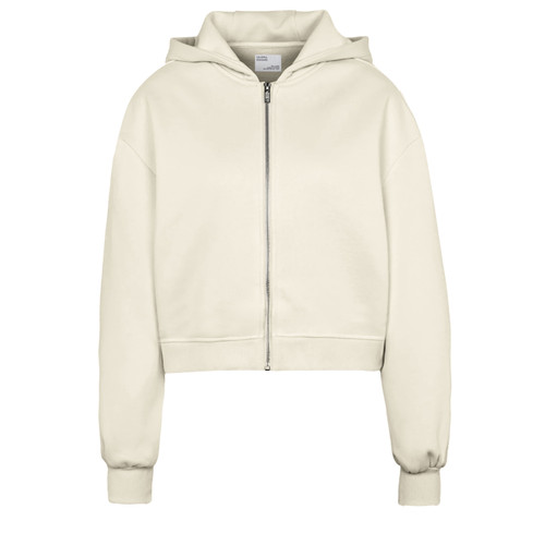Organic Crop Zip Hoodie