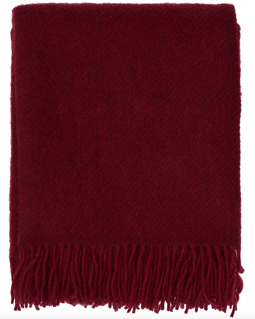Gotland Throw Burgundy