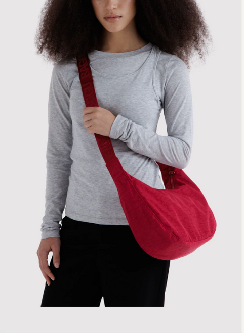 Medium Nylon Crescent Bag