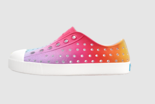 JEFFERSON PRINT KIDS - SHELL WHITE/ TRANSPARENT/ RAINBOW SPRAY