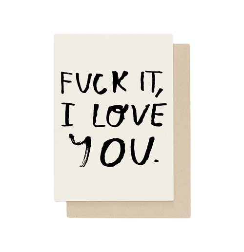 Fuck It Card - Case Pack of 6 Cards