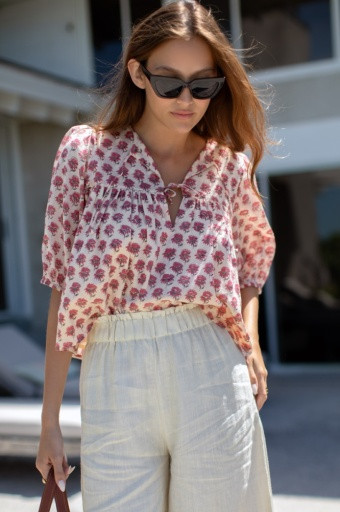 puff isla top - alma organic