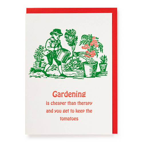 Gardening Therapy | Greeting Card