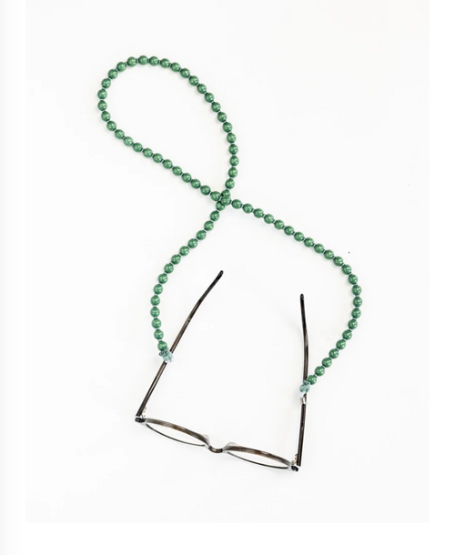 Glasses chain Brillenkette- salvia