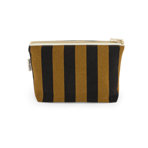 POUCH SOFIA STRIPES CUMIN: CUMIN / BLACK / STRIPES