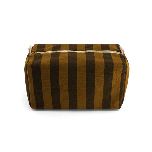 VIC TOILETRY BAG STRIPES CUMIN: CUMIN / STRIPES / L13*W26*H12