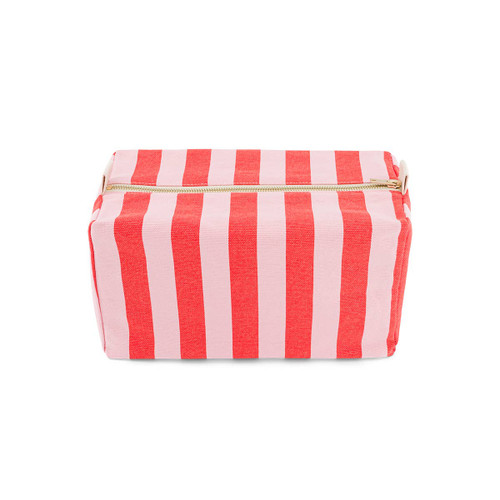 VIC TOILETRY BAG STRPES TOMATO / CANDY PINK: TOMATO / CANDY PINK / STRIPES / L13*W26*H12