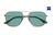Hooper Sunglasses - Polished Gold - Zeiss LightPro Green