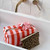 VIC TOILETRY BAG TERRY STRIPES  PINK / TOMATO