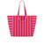 ELISA TOTE BAG STRIPES ORCHID/ TOMATO: ORCHID/TOMATO / STRIPES