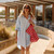ELISA TOTE BAG STRIPES ORCHID/ TOMATO: ORCHID/TOMATO / STRIPES