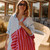 ELISA TOTE BAG STRIPES ORCHID/ TOMATO: ORCHID/TOMATO / STRIPES