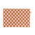 LILI FLAT POUCH CHECKERBOARD STRAWBERRY: TOFFEE / CHECKERBOARD