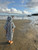 KIDS PONCHO SUZON STRIPES BLUE MIDNIGHT: MIDNIGHT BLUE / M 4/6 YEARS