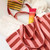 ELISABETH TOTE BAG STRIPES BRICK / PINK