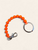 Perlen Key Chain - short neon orange
