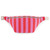 WOMEN BUM BAG STRIPES ORCHID / TOMATO