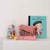 BIANCA SWADDLE MINI LEOPARD GERANIUM: MINI LEOPARD / M 70x70