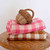 BIANCA SWADDLE GINGHAM NEON PINK: VICHY / L 110*110