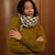 BIANCA SWADDLE GINGHAM NUTRIA: VICHY / L 110*110