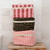 VANITY CASE OONA STRIPES BRICK / PINK