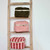 VANITY CASE OONA STRIPES BRICK / PINK