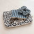SCRUNCHIE MINI LEOPARD SKY BLUE