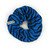 SCRUNCHIE ZEBROU GREEK BLUE