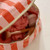 VANITY CASE OONA STRIPES TOMATO / CANDY