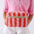 VANITY CASE OONA STRIPES TOMATO / CANDY