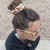 SCRUNCHIE GINGHAM CARAMEL